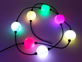 全彩球形燈WS2811雙面6燈